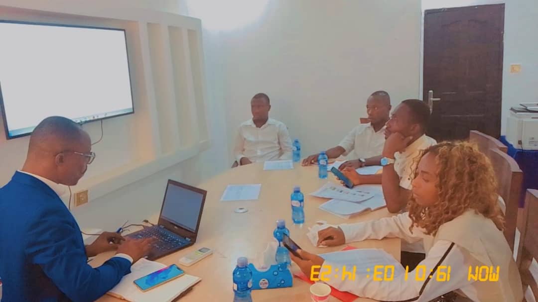 Presentation en salle de formation